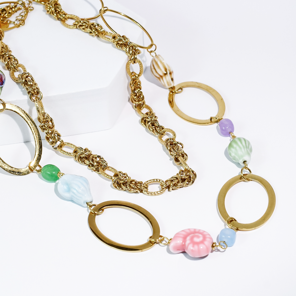 Looking for Shells Layered Necklace