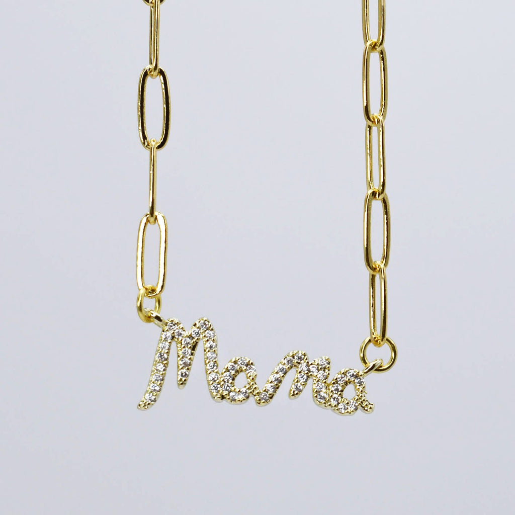Mama Necklace Gold F29