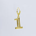 One Gold Charm CH-296