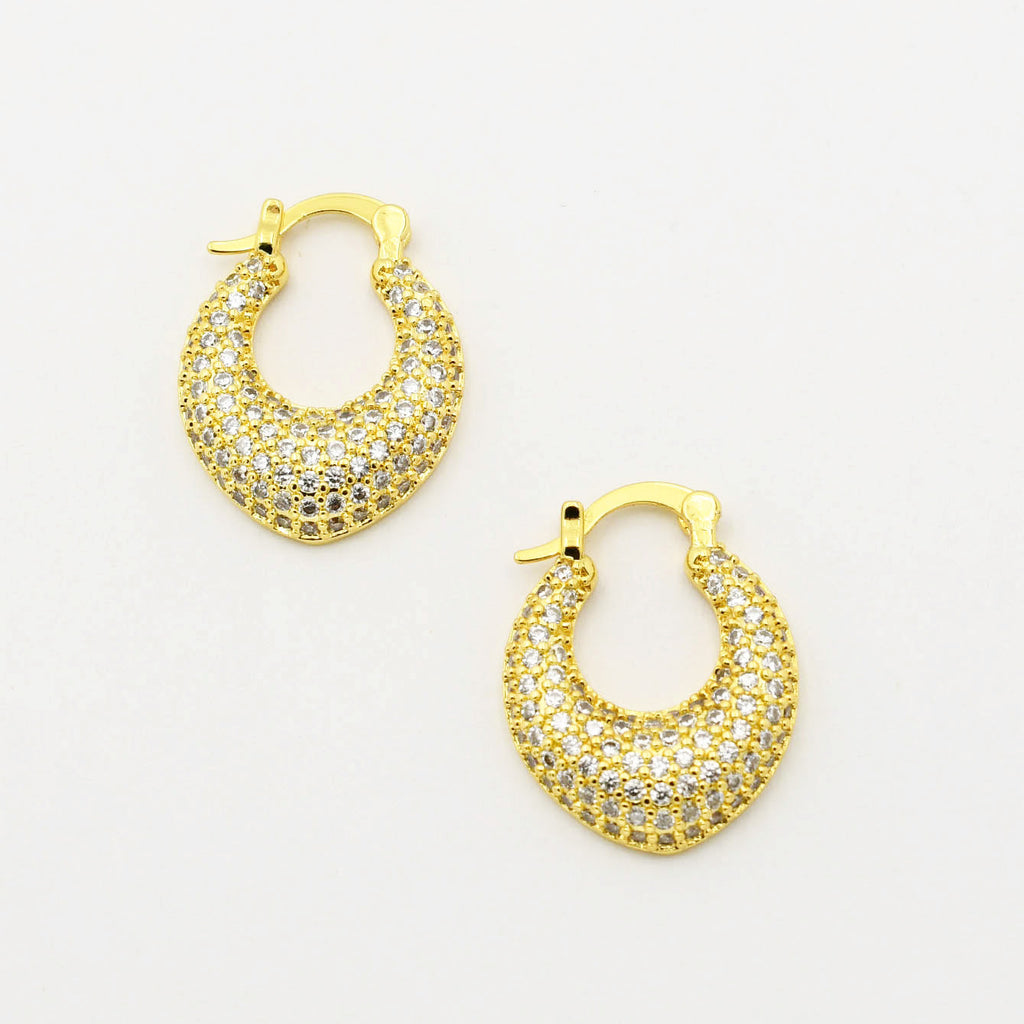 Pave Gold Loop