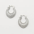 Pave Silver Loop