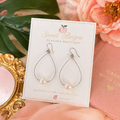 Bayou Drop Pearl Earrings