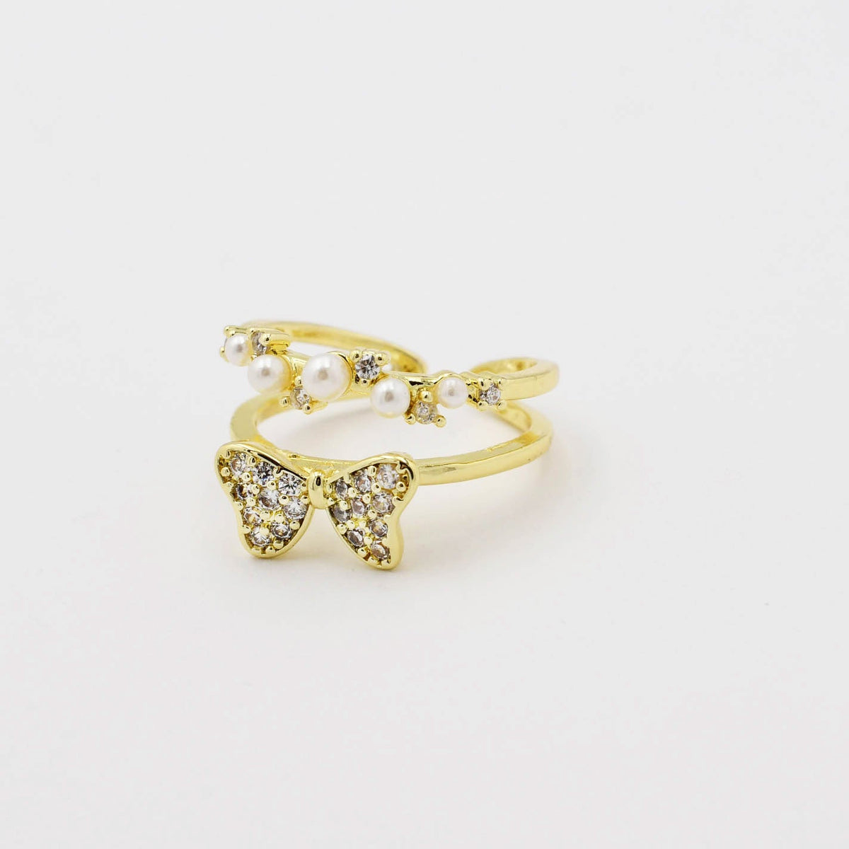 Pearly Bow Gold