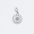 Silver Daisy Flower Charm