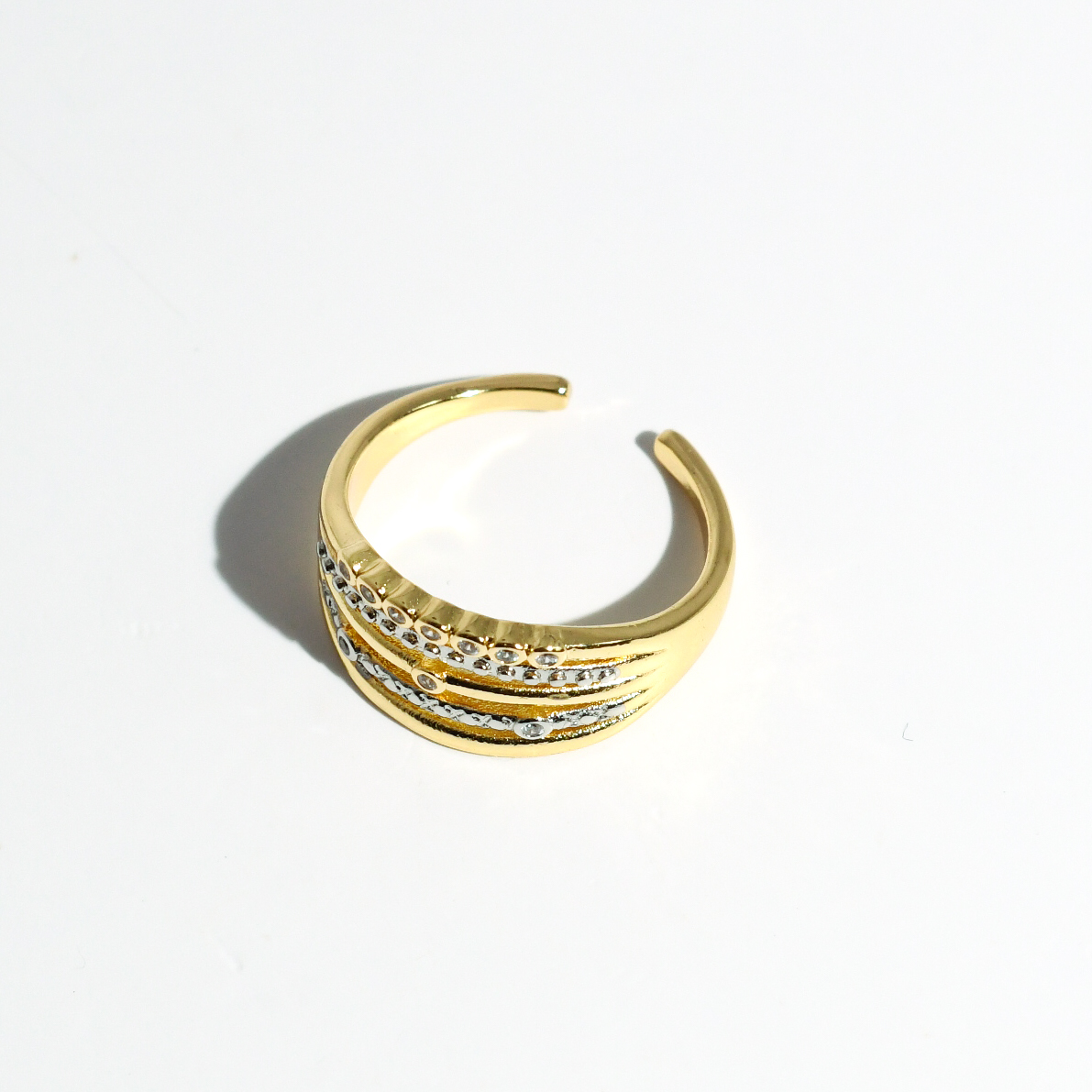 Sparkle Stack Ring