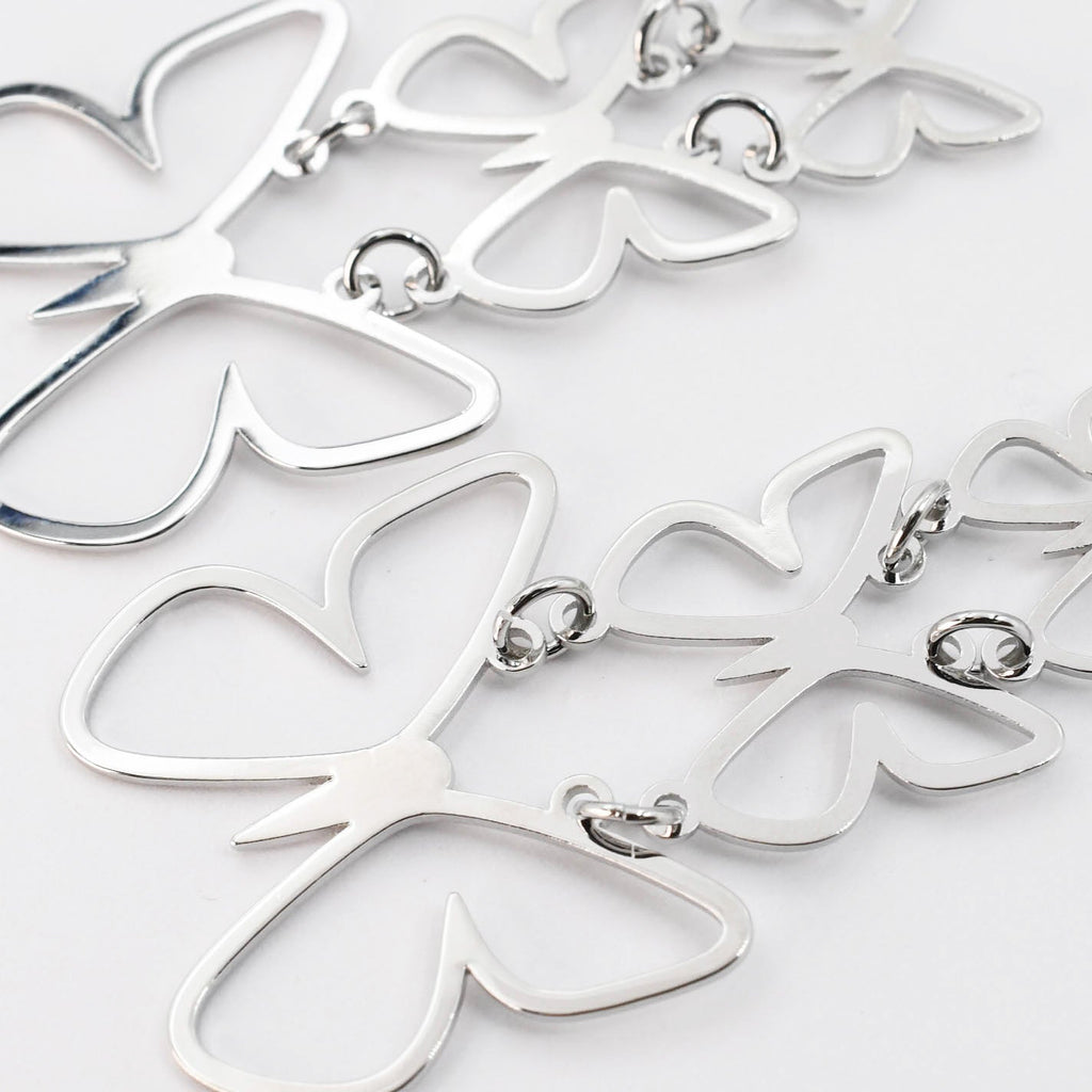 Triple Butterfly Silver