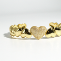 Wrapped In Hearts Bangle