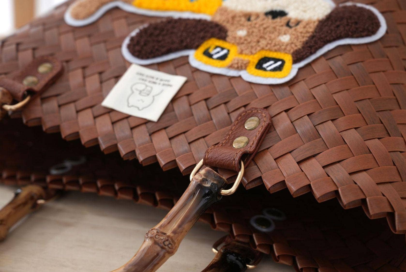 Sunny Pup Woven Tote