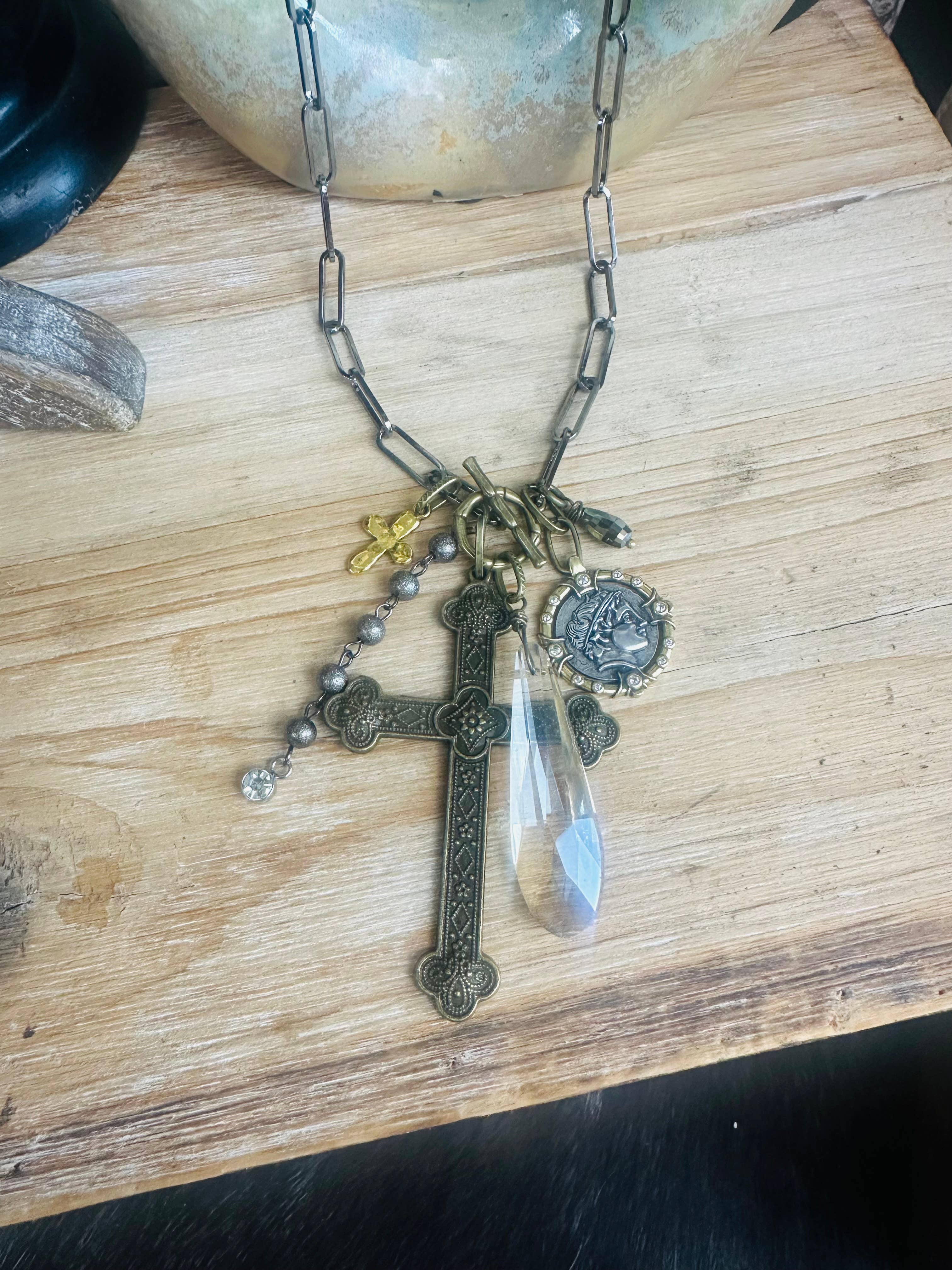 Regal Charmed Cross Neck