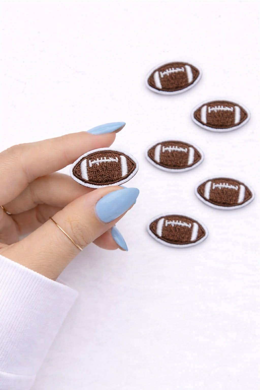 Mini Football Embroidered Patch