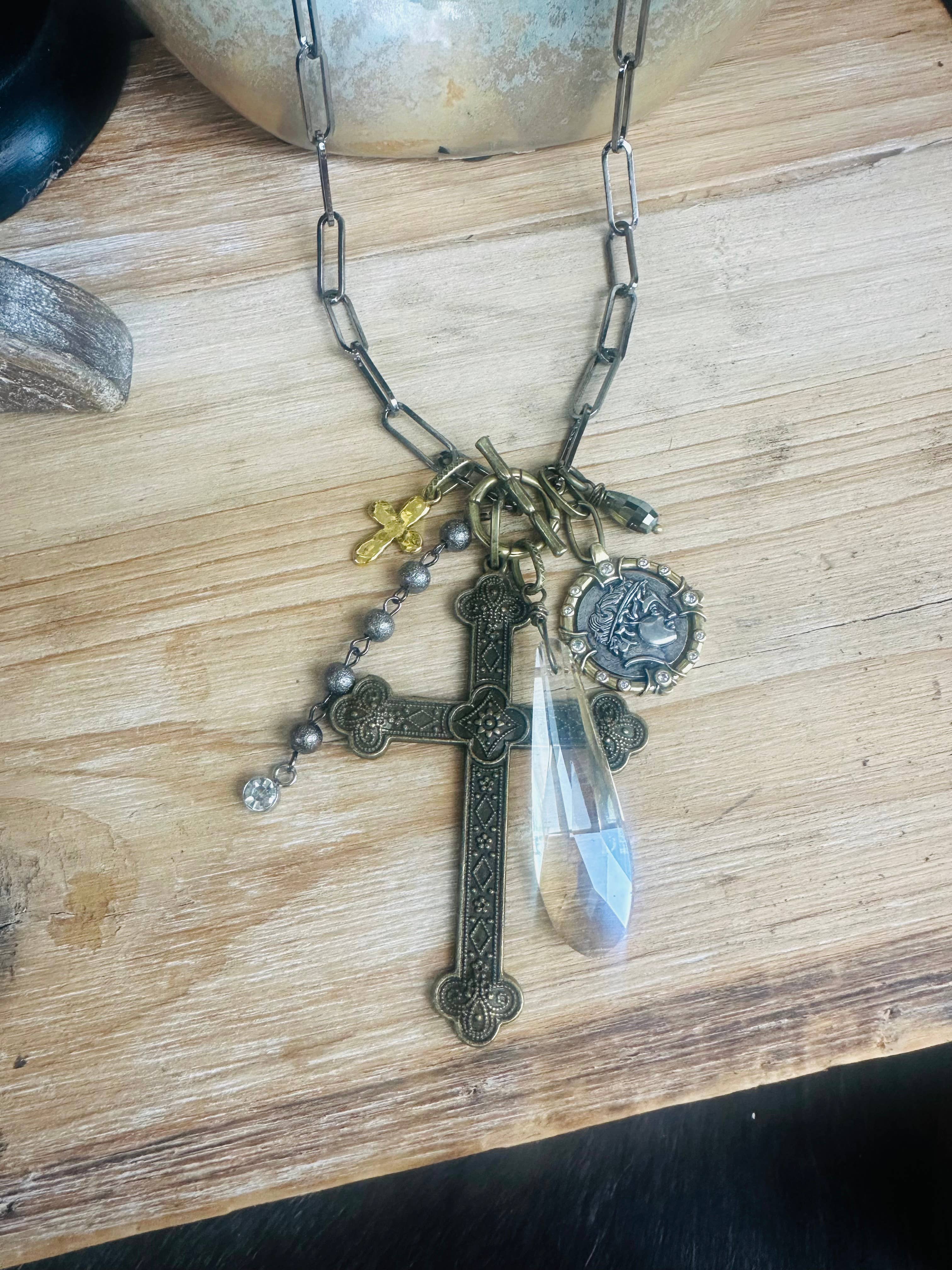 Regal Charmed Cross Neck