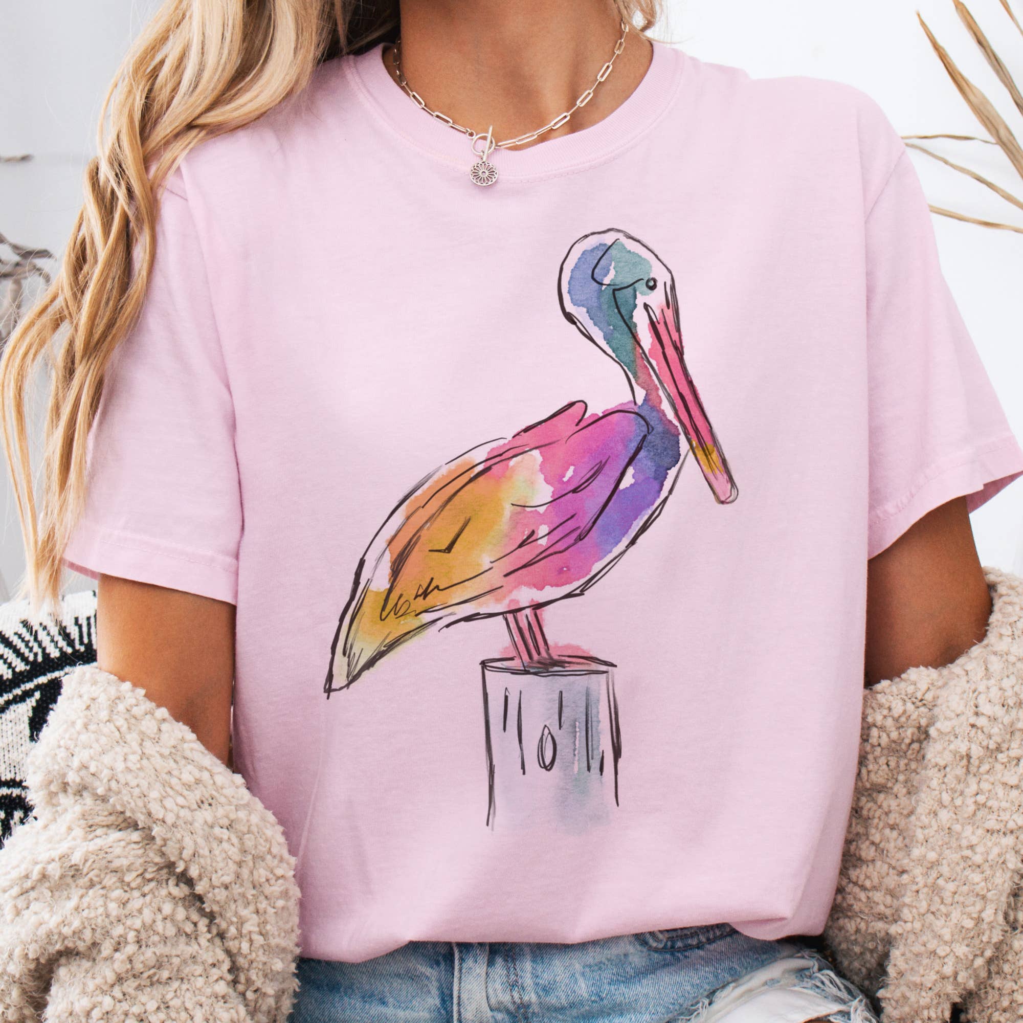Coastal Pelican Beach Resort Country Club Ocean Graphic Tee