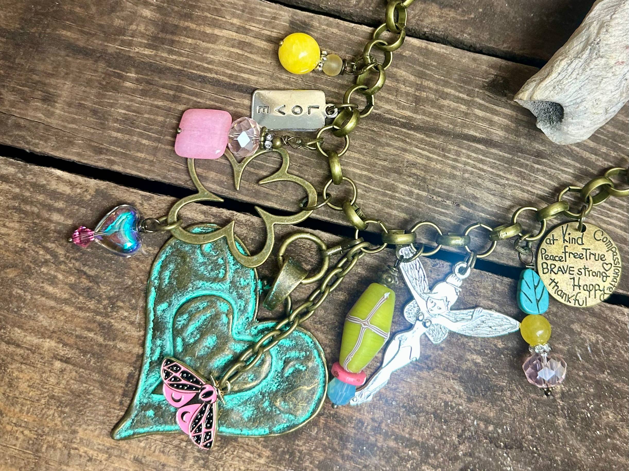 Gypsy Junk Original Heart Sorbet Neck