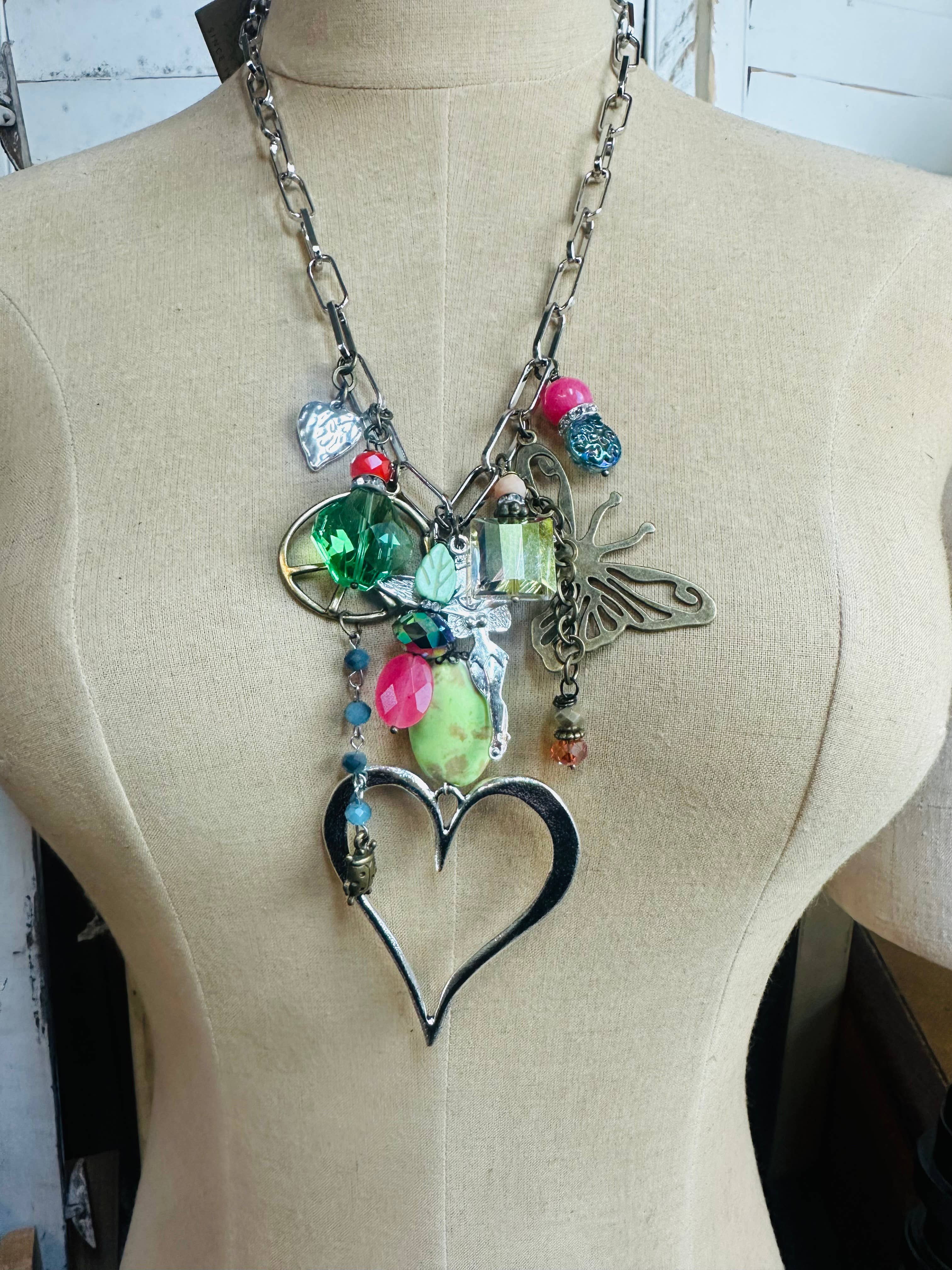 Gypsy Junk Original Bright Heart Neck