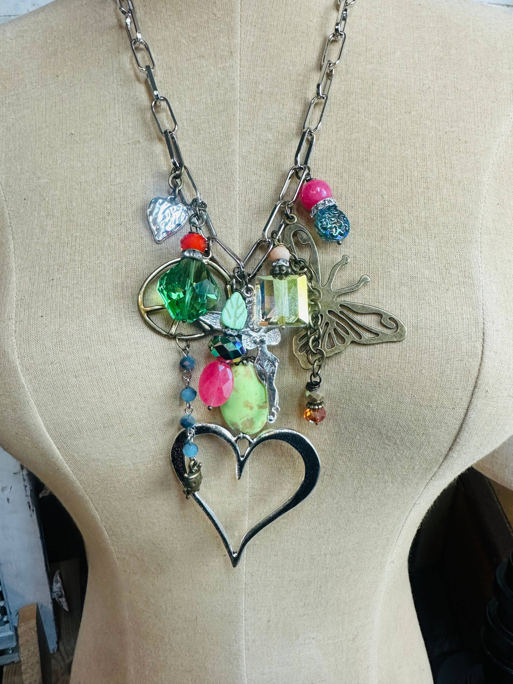 Gypsy Junk Original Bright Heart Neck