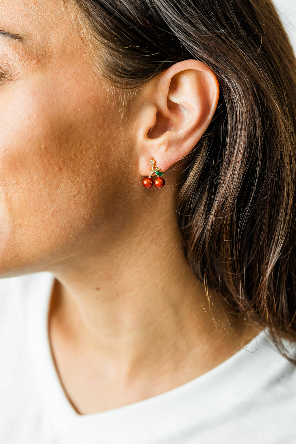 Sweet Bayou Fruit Charm Earring Trio – 3 Pair Gift Set