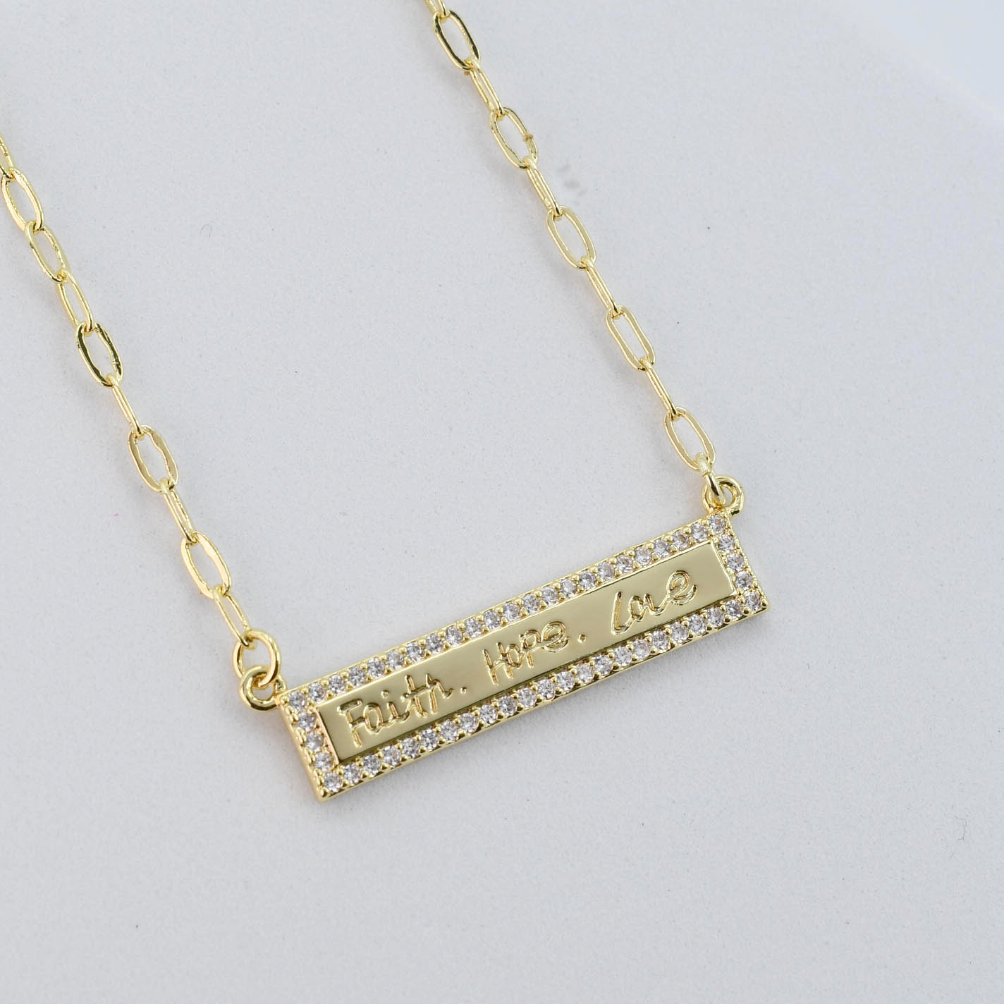 Faith Hope Love Gold