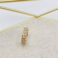 Rainbow crystal band