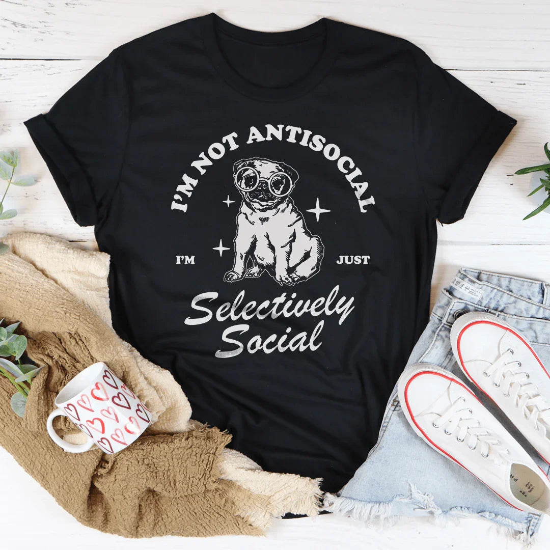 I’m Not Antisocial Tee