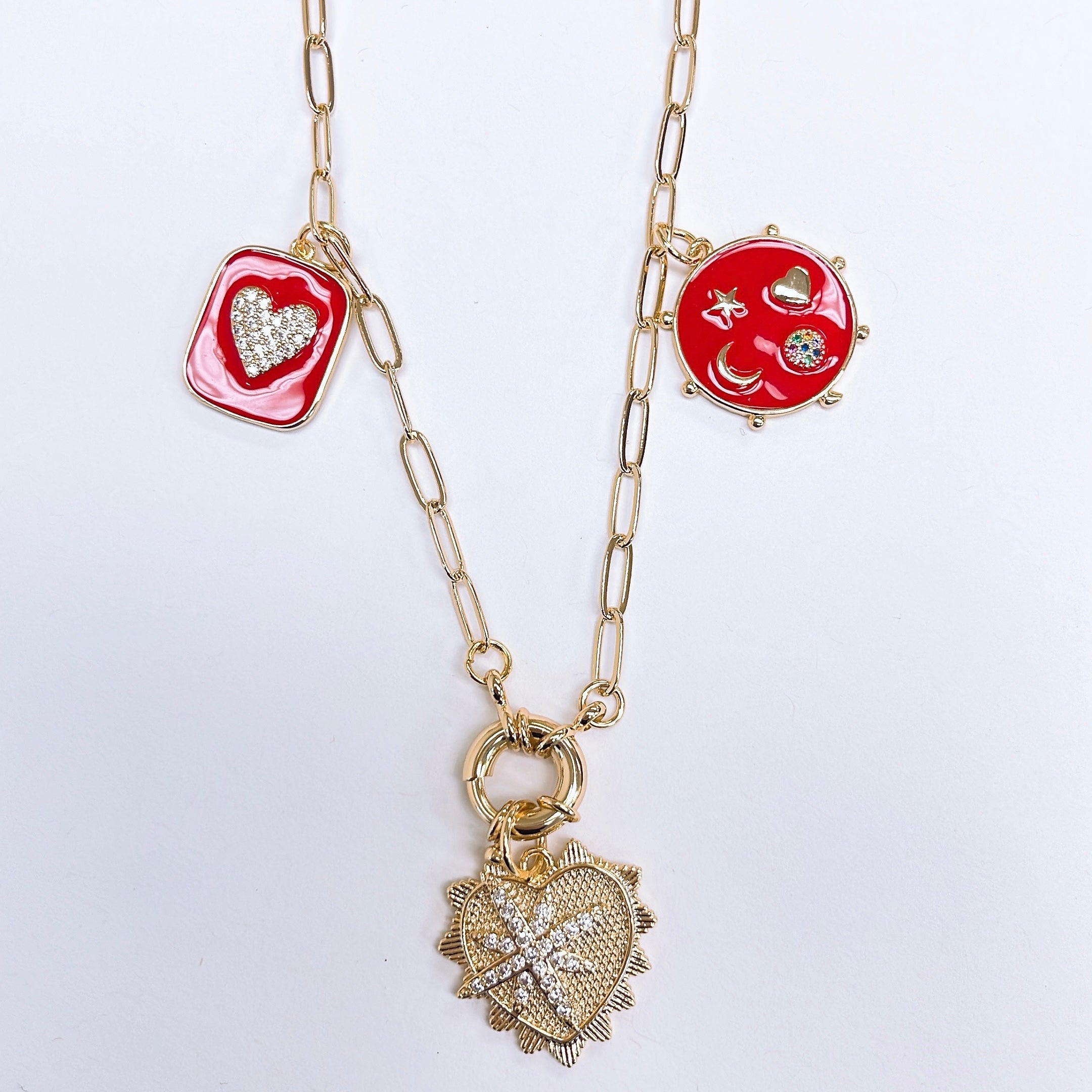 Ava Red Necklace