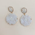 White organza flower D37