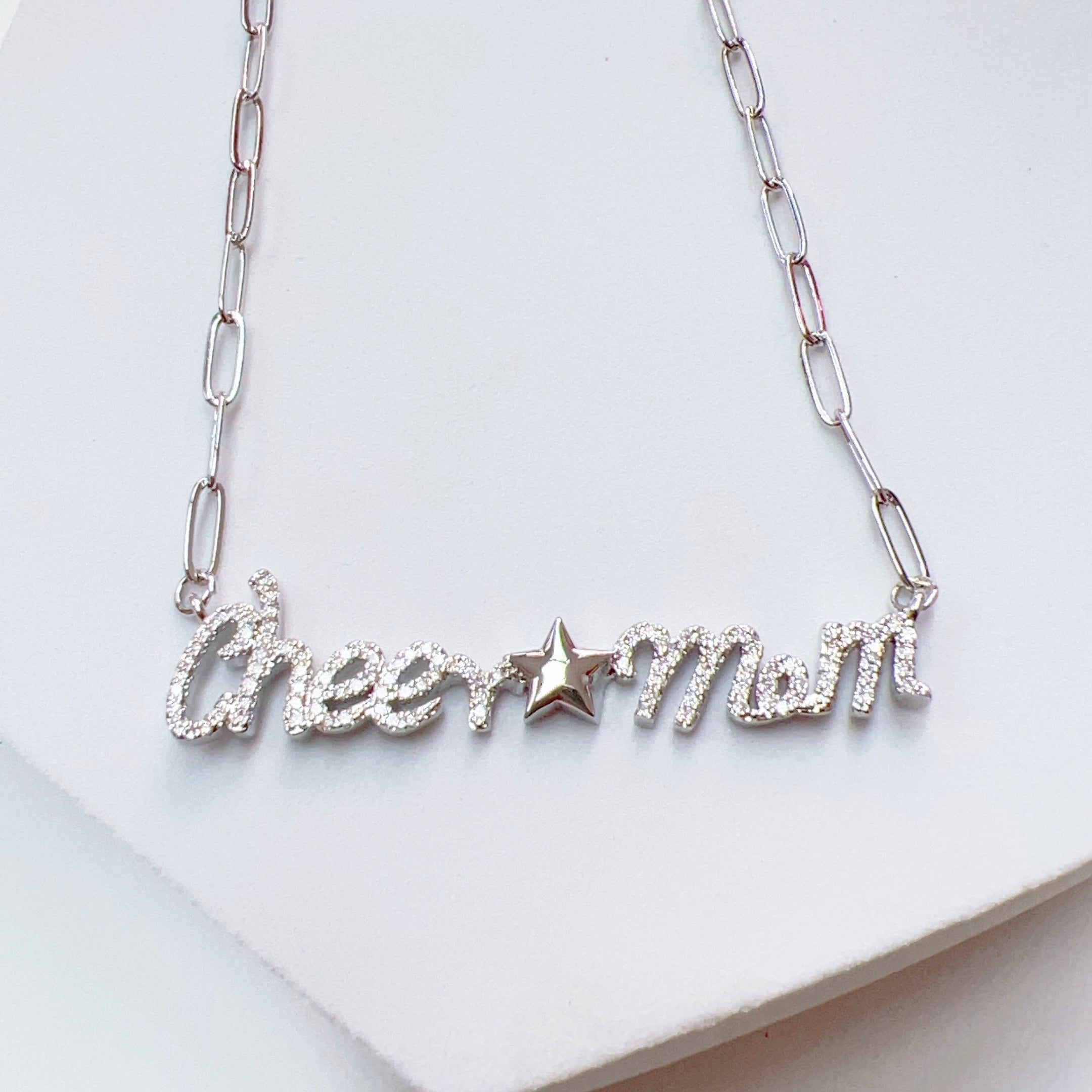 Cheer Mom Silver