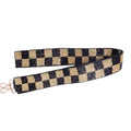 Checkered Gold/Black Strap