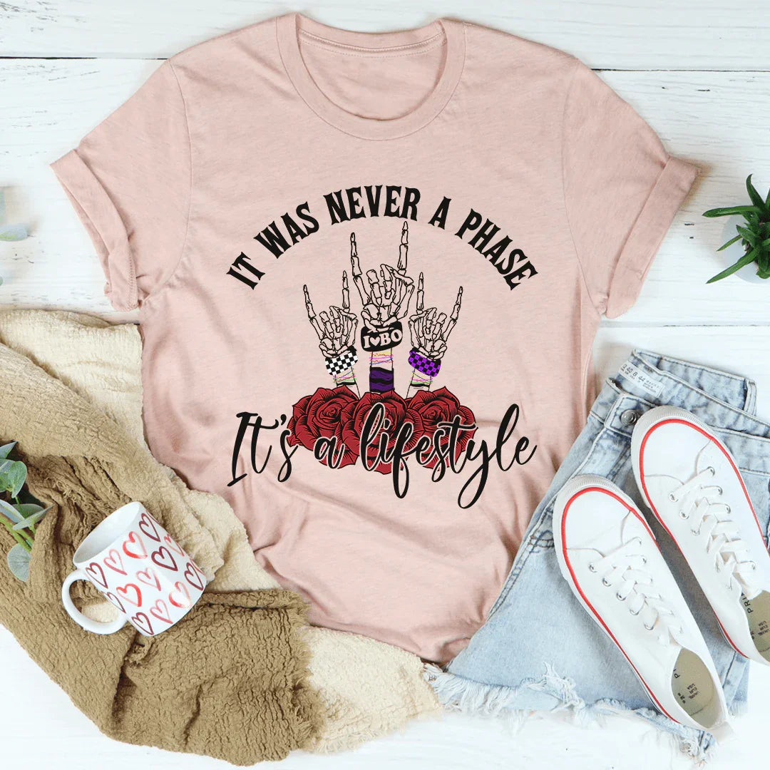It Was Never A Phase Emo Tee